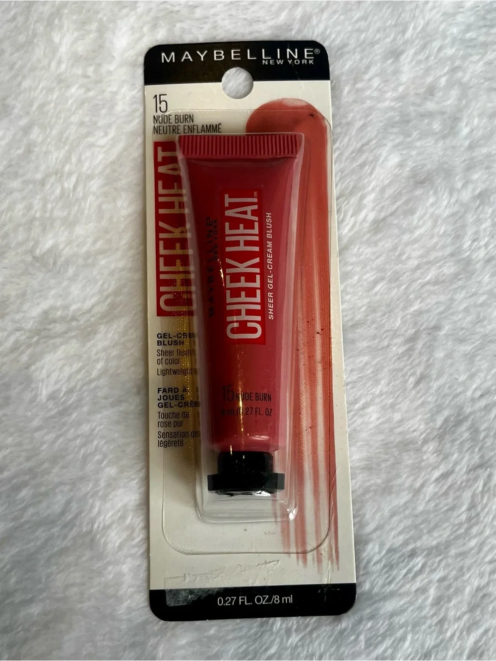 *3/$15, Maybelline Cheek Heat Sheer Gel-Cream Blush - Nude Burn 15